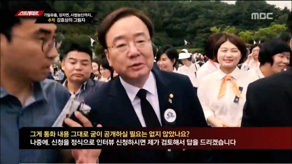 강효상 의원/사진=MBC 방송캡처