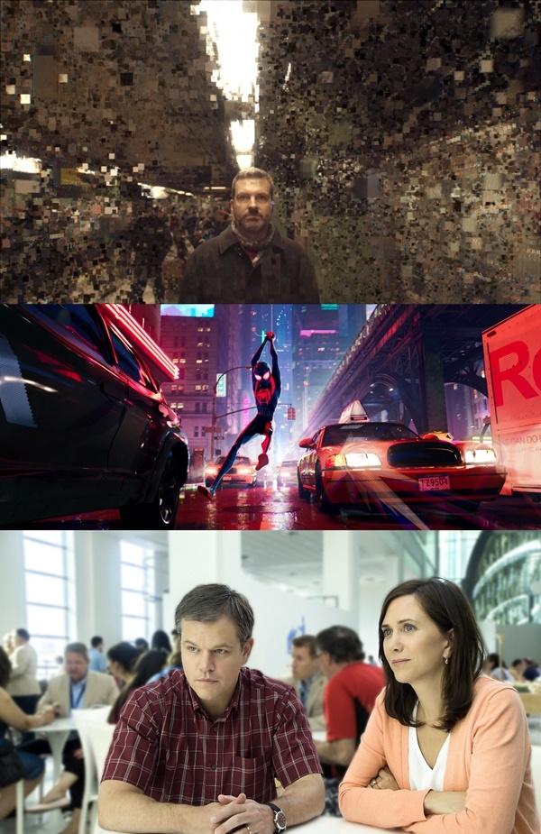‘거대한 해킹’, ‘스파이더맨: 뉴 유니버스’, ‘다운사이징’/사진=넷플릭스