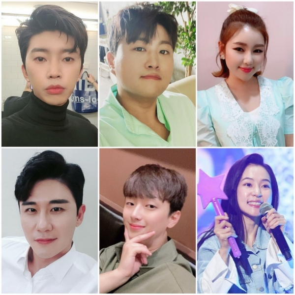 'Mr.Trot' and'Mistrot' fans are becoming an example by continuing the previous-level donation process/Photo = Lim Youngwoong, Kim Hojung, Song Gain, Youngtak, Lee Chanwon, Hongja