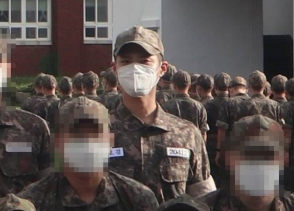 박보검 / 사진=해군교육사령부 홈페이지