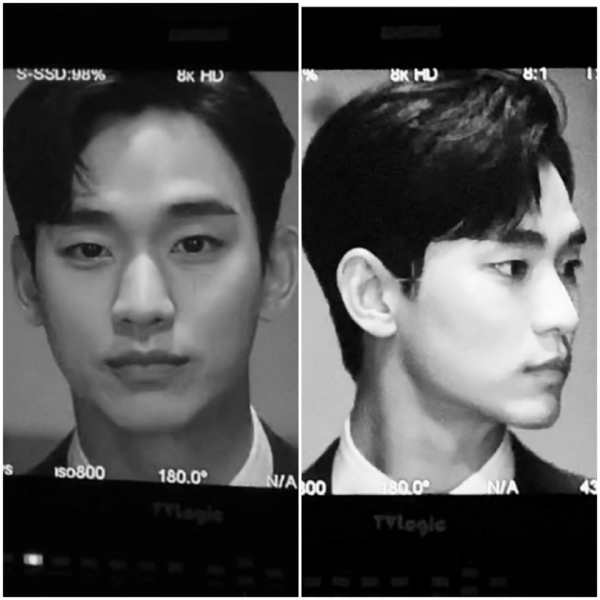 Actor Kim Soo-hyun shook women's heart by revealing an atmospheric black-and-white photo on her SNS on the 16th / Photo = Kim Soo-hyun's SNS
