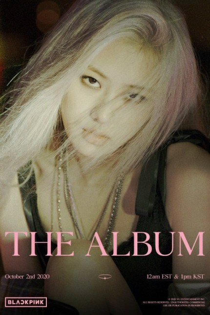 YG Entertainment在25日的官方博客上发布了Black Pink第一张专辑“ THE ALBUM”的个人海报/照片= YG Entertainment
