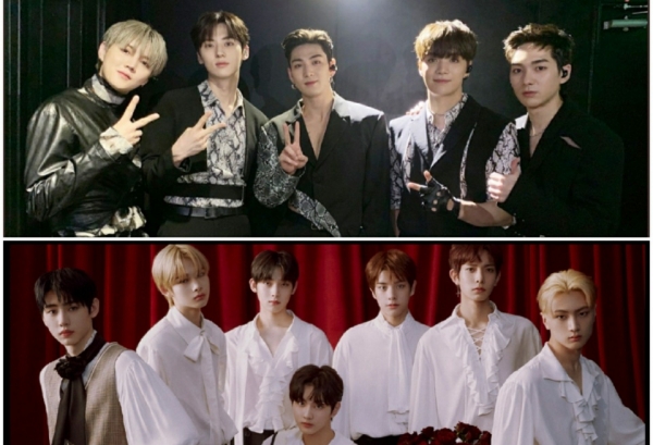Group NU'EST and ENHYPEN are the names of the first lineup of the joint concert '2021 NEW YEAR'S EVE LIVE' held by Big Hit Entertainment, which has established a multi-label system, on December 31. Uploaded/Photo = NU'EST, Nhyphen SNS