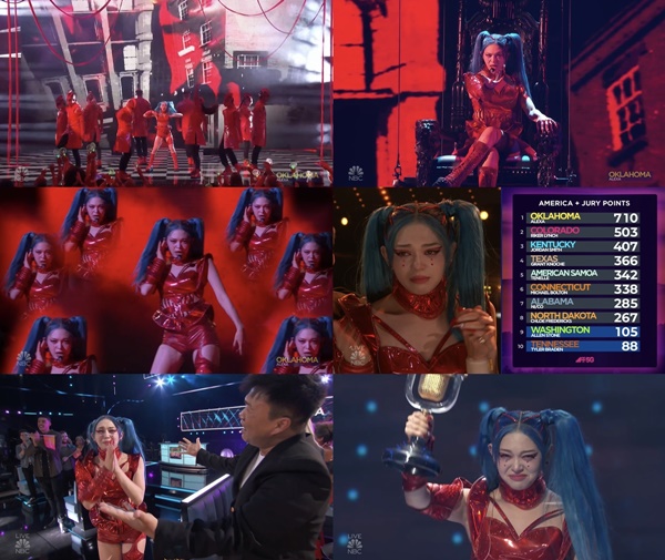 사진=NBC '아메리칸 송 콘테스트(American Song Contest)' 방송 화면