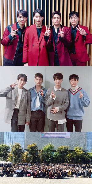 뉴이스트 W, ‘엠카운트다운’서 1위 차지…데뷔 이래 첫 감격의 1위