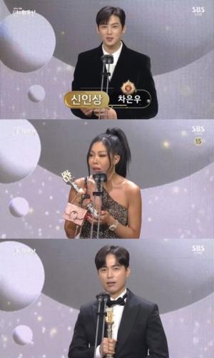 吴恩宇（Eun-Woo Cha-Jesi-Min-Seok），“ 2020 SBS娱乐大奖”的新秀奖