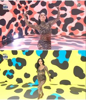 Eom Jung-hwa,&apos;Leopard Pattern&apos; stage unveiled at&apos;Music Festival&apos;... 52 to 25 Hwasa and Perfect Collaboration