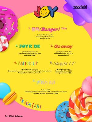 woo!ah!(우아!), 미니 1집 &apos;JOY&apos; 트랙리스트 공개…타이틀곡 &apos;단거(Danger)&apos;
