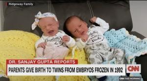 &apos;30년 보관&apos; 냉동 배아서 쌍둥이 탄생…“무기한으로 냉동 가능”
