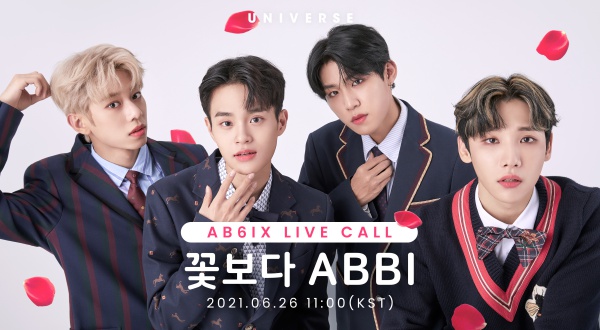 사진=유니버스 'AB6IX : LIVE CALL - 꽃보다 ABBI’ 공식 포스터 /NC, Klap