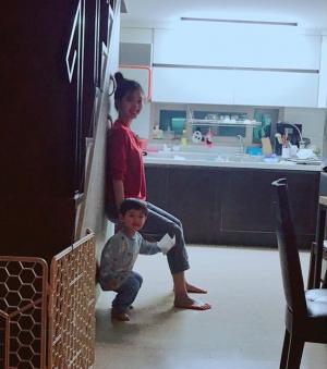 Kim Go-eun, revealing the unfamiliar recent status with her cute nephew